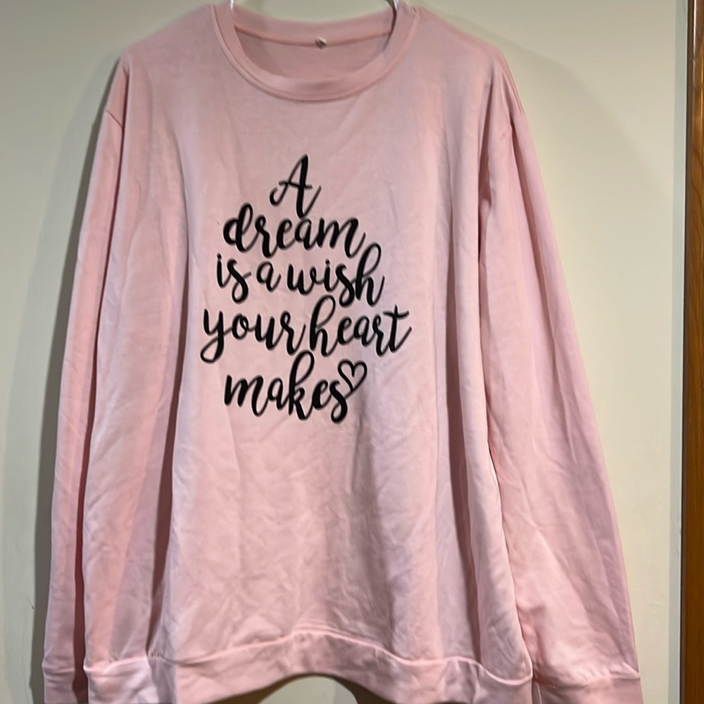 Pink sweatshirt